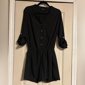 Shinestar Sleek Black Romper
